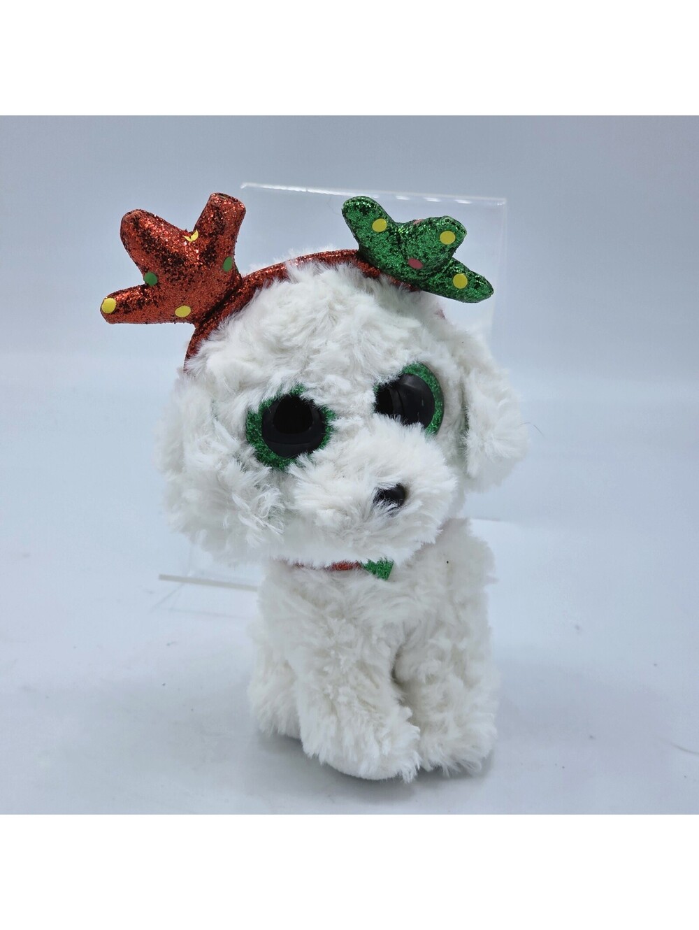 Ty Beanie Boo “Sugar” the Holiday Dog - No Hang Tag! (6 inch)